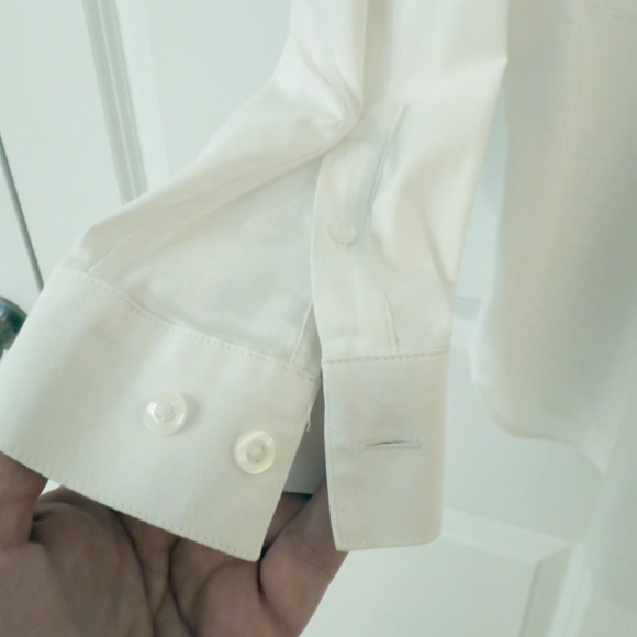 Long sleeve, embroidered front,  button down blouse, Chicos - Picture 4 of 9